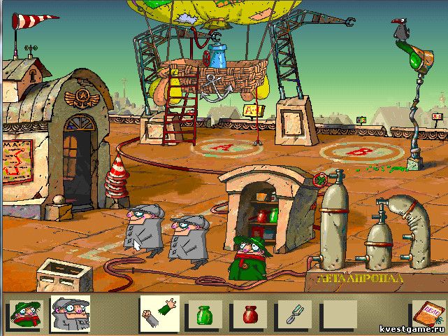 Глюк в игре Братья Пилоты (уровень 13)