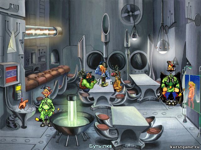 Screenshot из игры Петька и Василий Иванович спасают Галактику