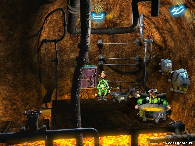 Правильное поднятие тяжестей Screenshot из игры Петька и Василий Иванович 2: Судный день