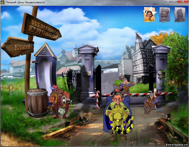 Screenshot из игры Петька 4: День независимости
